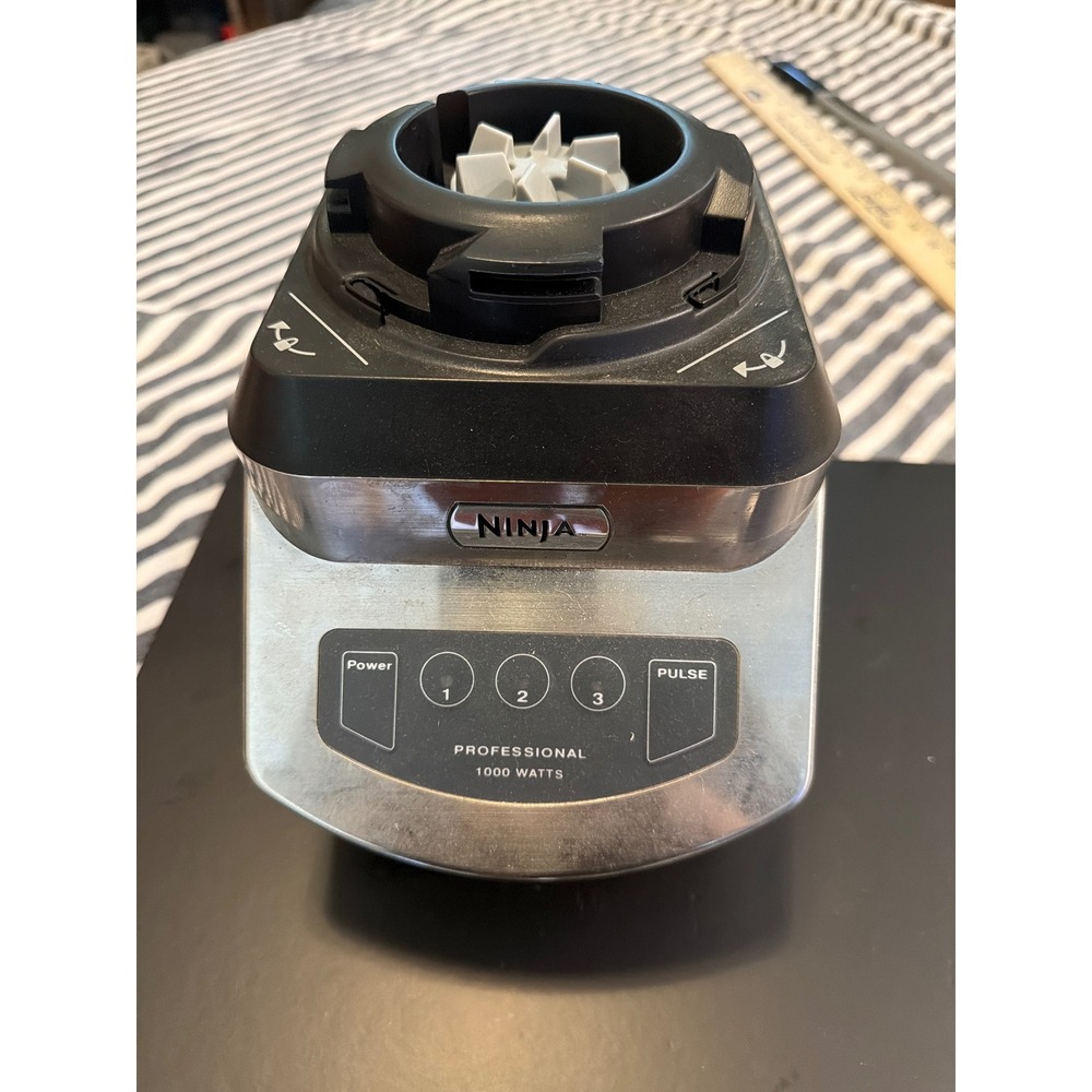 Ninja Professional 1000 Watts Blender Motor Base Replacement BL610 Silver Black